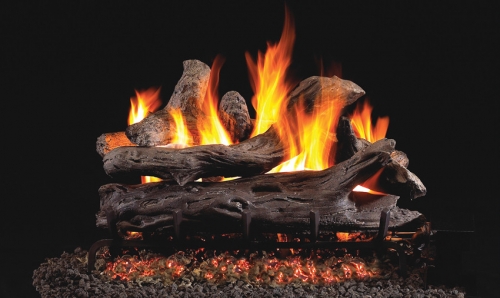 fireplace logs coastal driftwood